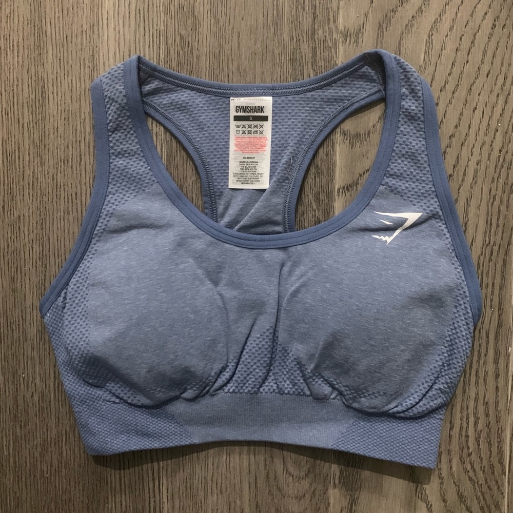 Gymshark Vital Seamless 2.0 Sports Bra Blue Marl